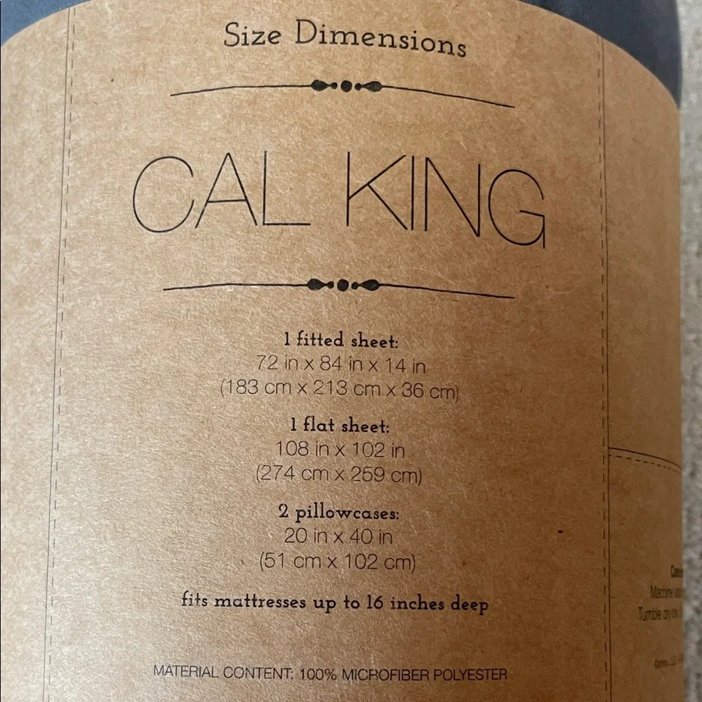 Cal King Gray Bedding Set